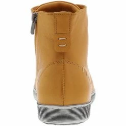 Andrea Conti Baskets montantes cuir Couleur Jaune moutarde 9 Andrea Conti Baskets montantes cuir Couleur Jaune moutarde -Andrea Conti Soldes 23068756 500 D