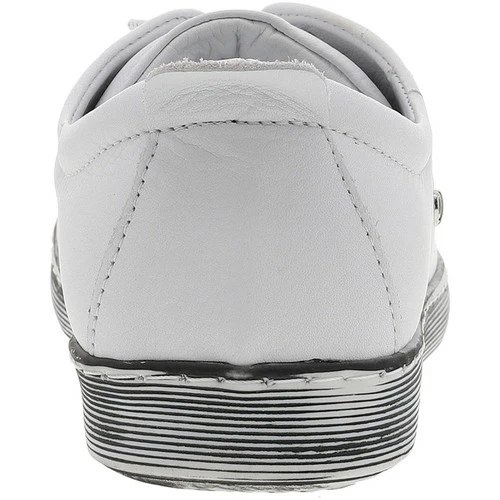 Andrea Conti Baskets basses en cuir Couleur Blanc 6 Andrea Conti Baskets basses en cuir Couleur Blanc – Image 4