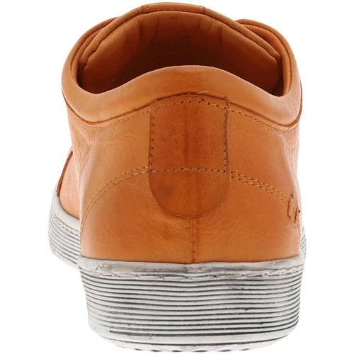 Andrea Conti Baskets basses cuir Couleur Orange 6 Andrea Conti Baskets basses cuir Couleur Orange – Image 4